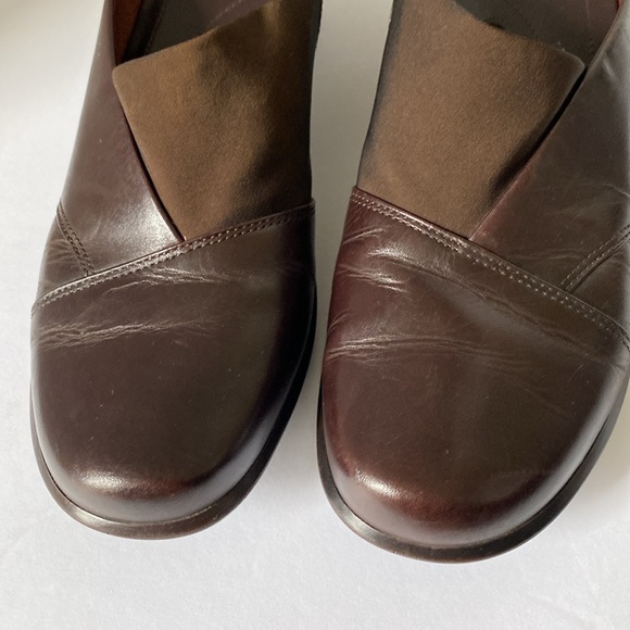 Clarks Artisan Collection Brown Leather Loafers Women Size 7M - Picture 2 of 7